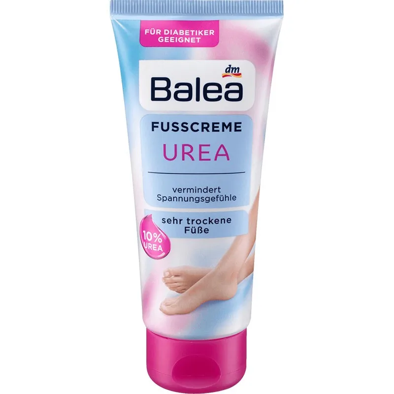 

Newest Balea Urea Foot Cream 100ml with 10%Urea Soothe Nourishing Cream for Very Dry Foot Intensive moisture 24-hour Moisturizer