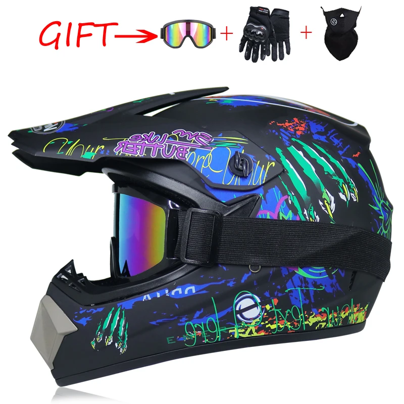 Высокое качество moto rcycle шлем capacete moto cross casque moto cross enfant Полный лицевой шлем Горные capacete DOT утвержден