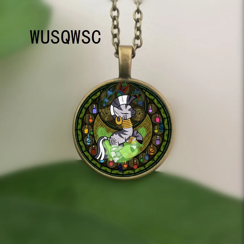 WUSQWSC My Little Horse Baoli Poni Princess ожерелье Радужная лошадь художественное фото стеклянный