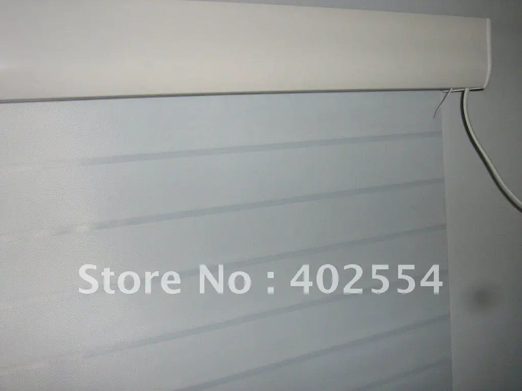 Моторизованные жалюзи Зебра 1 6 м в ширину или по вашему требованию | Дом и сад