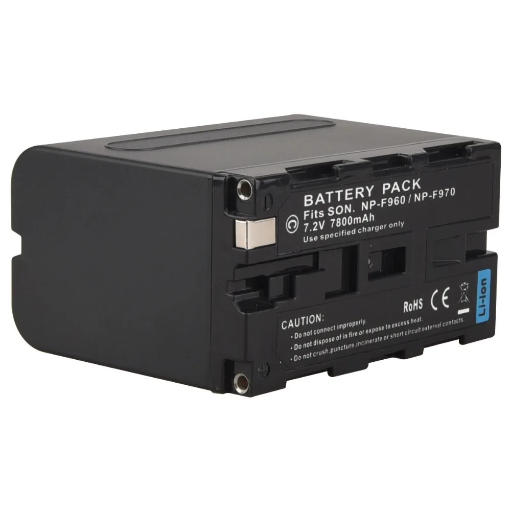 GTF High Capacity 7.2V 7800mAh NP-F960 NP-F970 Camera Battery Pack For Sony F960 F970 Rechargeable | Электроника