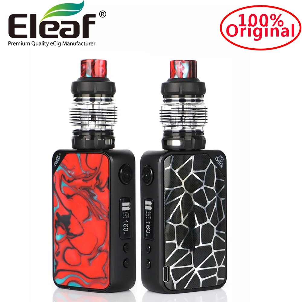Оригинальный Eleaf iStick Mix Kit 160 Вт электронная сигарета испаритель с Элло поп 6 5 мл