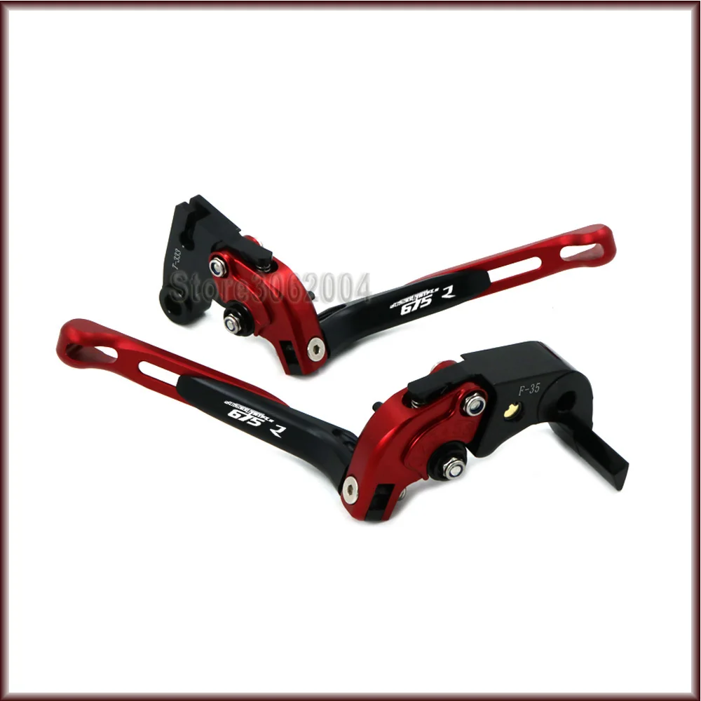 

For TRIUMPH 675STREETTRIPLER 675 STREET TRIPLE R 2009-2014 13 Motorcycle Folding Extendable Adjustable Brakes Clutch Levers CNC