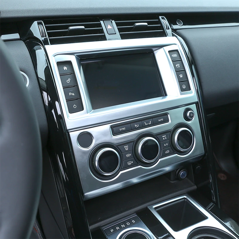 Автомобильная ABS матовая Серебряная навигационная рамка аксессуары для Land Rover