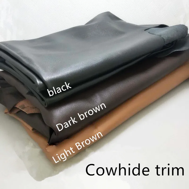 Черный верхний слой из воловьей кожи коричневого цвета с отделкой цельной ручной