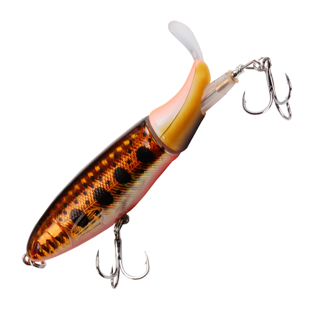 LUSHAZER Whopper plopper 10 см 13 г плавающий Поппер приманка для рыбной ловли искусственная