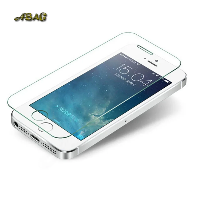 Защитная пленка из закаленного стекла ABAG для iPhone X 7 8 plus 9H жесткий 2.5D 6 6s 5 5s SE 4