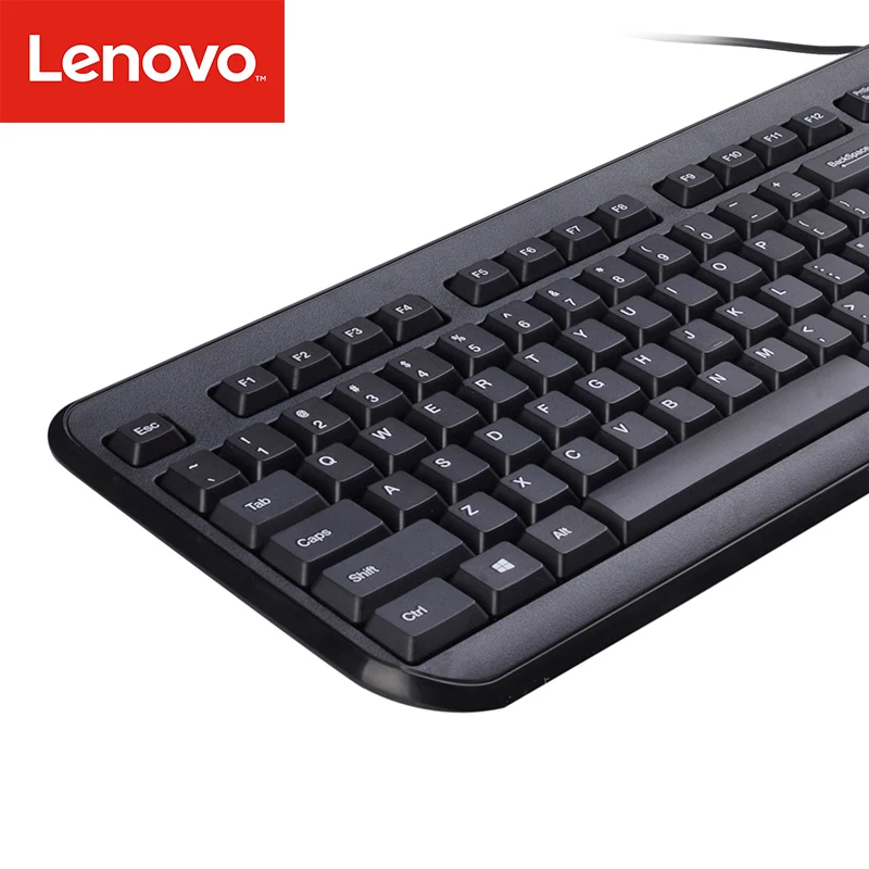 Lenovo проводная мышь Клавиатура Набор настольный ноутбук кабель Комплект домашний