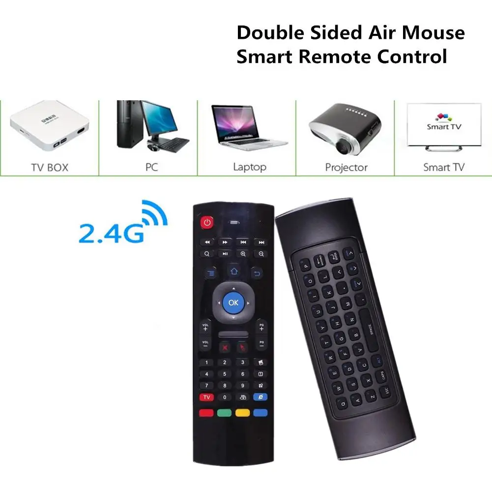 HobbyLane Air Mouse T3 Smart Remote Control 2 4G RF Беспроводная клавиатура для X96 tx3 mini A95X H96 pro Android TV Box
