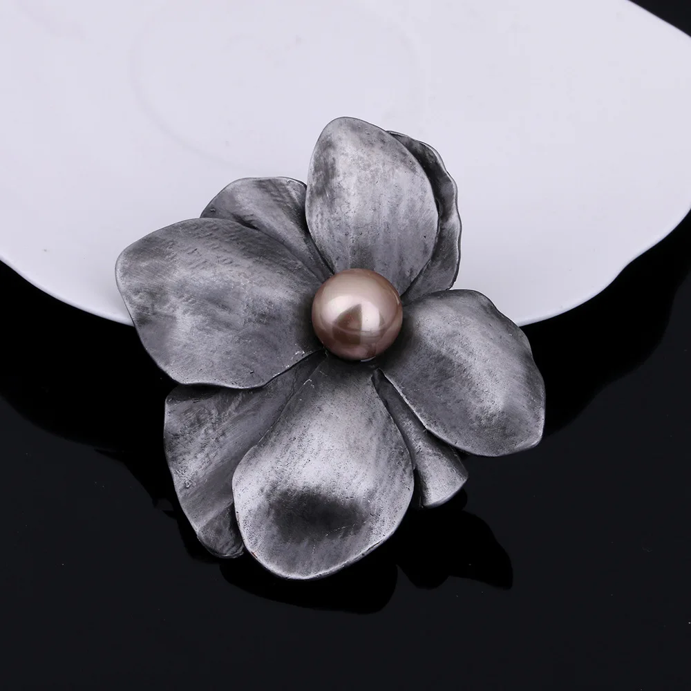 2pcs Pearl Brooches Pin Flower Scarf Clip Buckle DIY Women Gift Clothing Accessories | Дом и сад