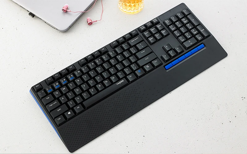 Rapoo 8300T многомодовая Бесшумная Беспроводная клавиатура мышь комбо Bluetooth 3,0/4,0 RF 2,4G переключатель между 3 устройствами