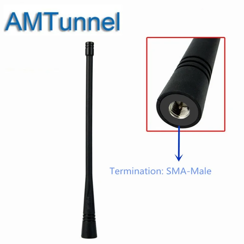 Радио антенна SMA штекерные Двухдиапазонные вилки UHF рация антенны для TYT MD 380 Retevis