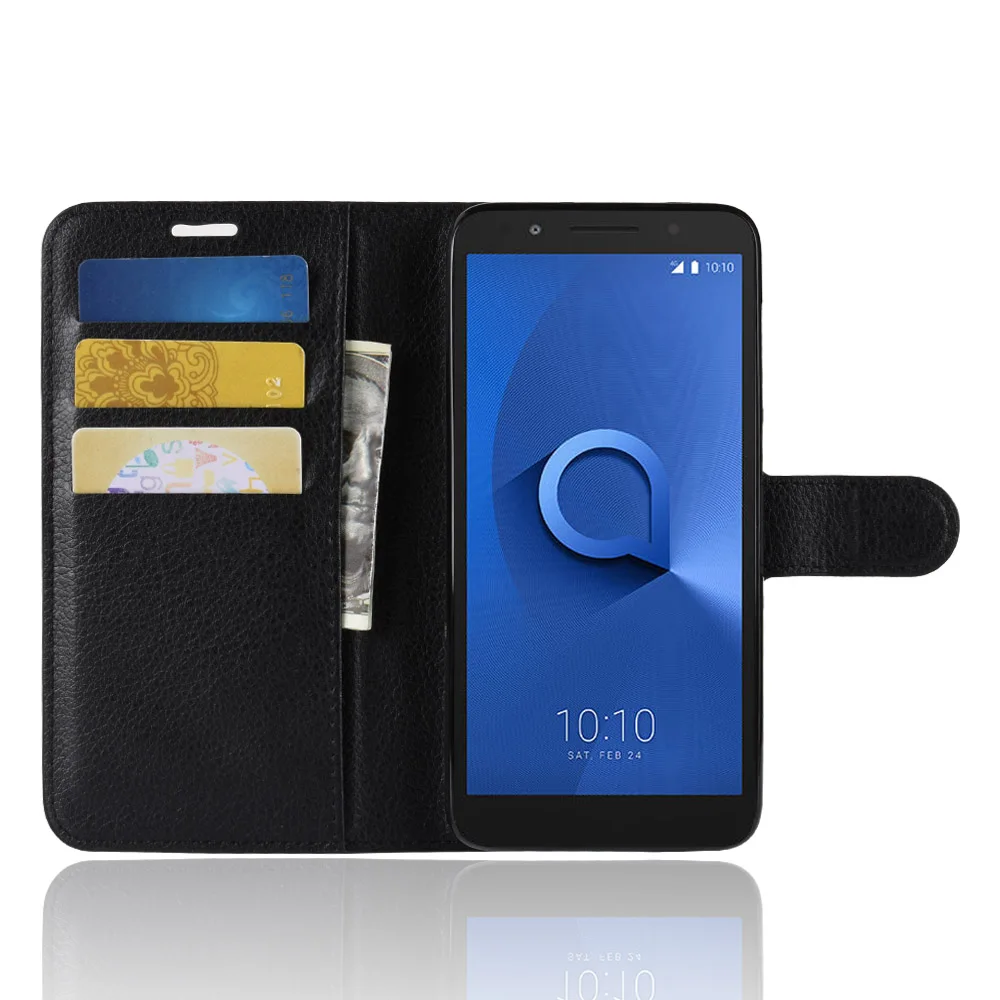 Ретро кошелек кожаный чехол для Alcatel 1X 5059D 5059 5059A книга Стиль с держателей карт