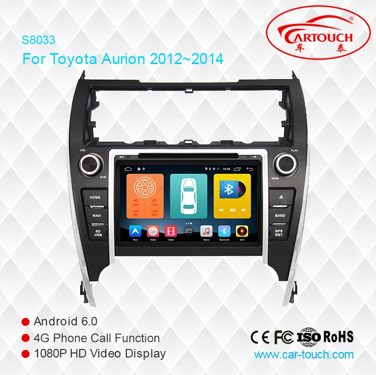 Автомагнитола Cartouch(R) для Toyota Camry автомагнитола 2 Din с сенсорным TFT DVD-плеером