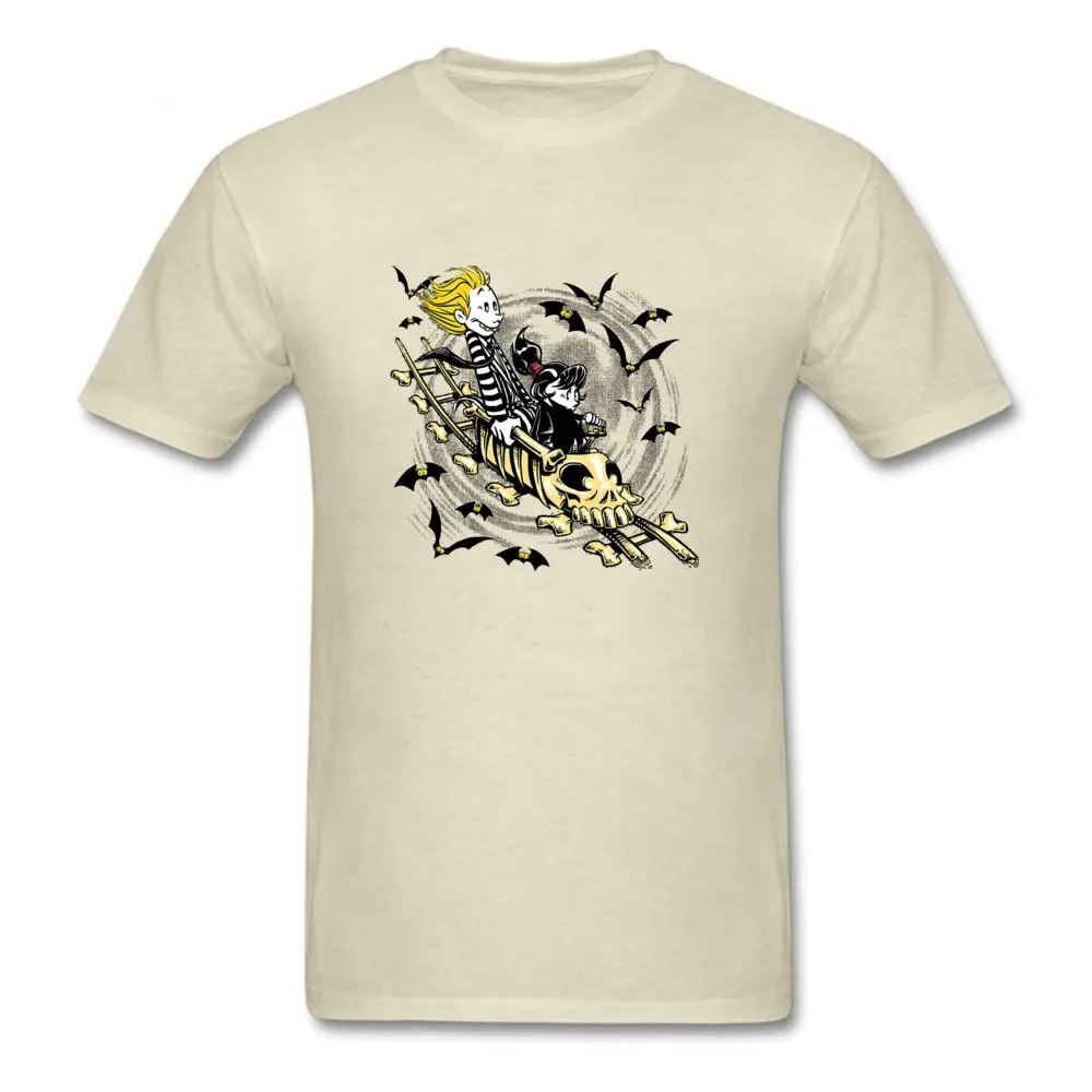 

Hobbes Beetlejuice Halloween Crazy Cartoon Tshirts Faddish Tops & Tees Cotton Short Sleeve cosie T-Shirt Crew Neck Top Quality