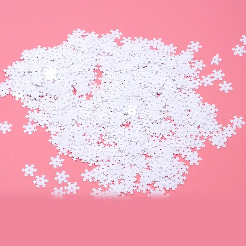 5g 8mm/0.31in Snowflakes Slices Material Epoxy Resin UV Glue Crafts Manual Jewelry Pendant DIY Slime Art Craft Tool Homemade Jew | Дом и сад