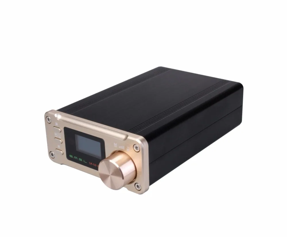 SMSL SA 50 Plus HiFi Вт AUX оптический usb диск портативный усилитель мощности цифровой