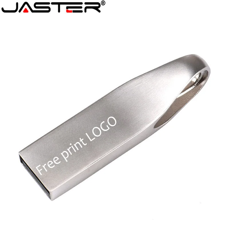 JASTER USB 2,0 металлический флеш-накопитель 4GB 16GB 32GB 64GB memoria usb stick Мини Подарочный флеш-накопитель(5 шт. бесплатный логотип