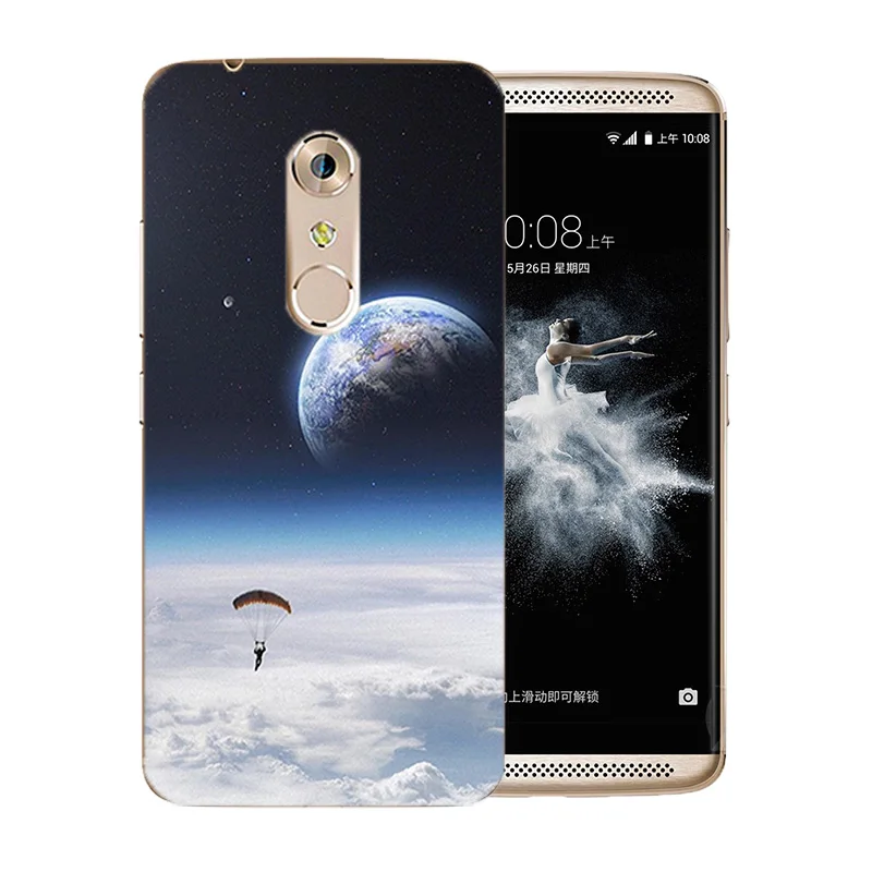 5 дюймов для ZTE Axon 7 A2017 чехлы телефонов мягкий силиконовый Ультратонкий чехол из
