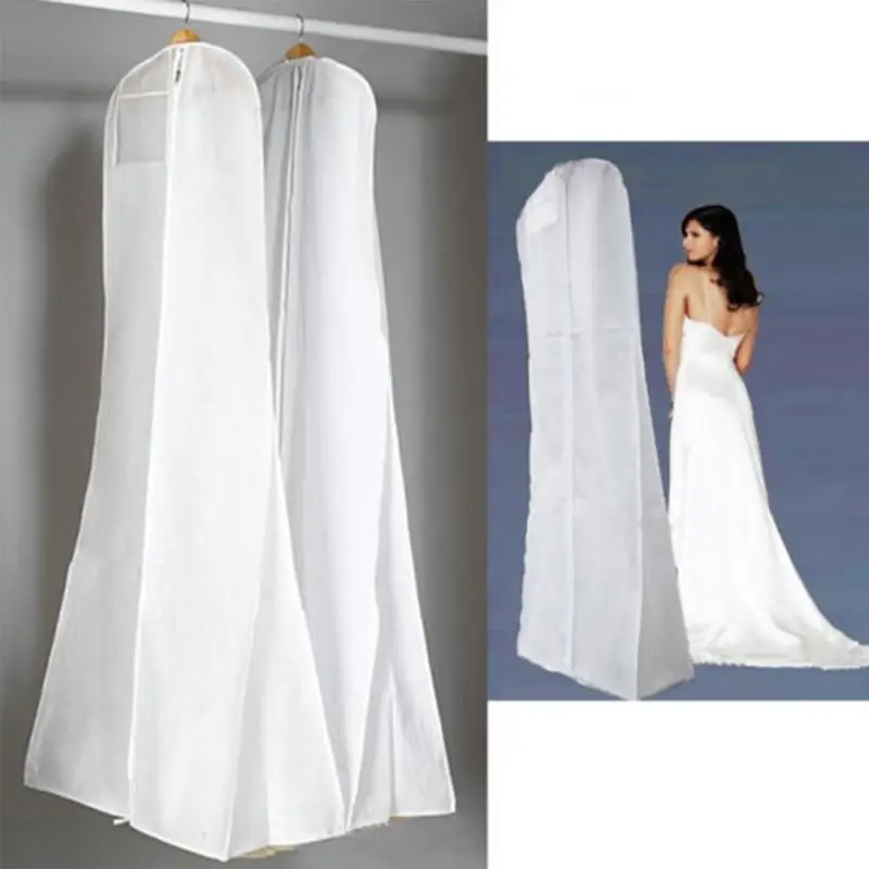 Очень большой одежда свадебное платье с длинным протектор чехол Пылезащитная
