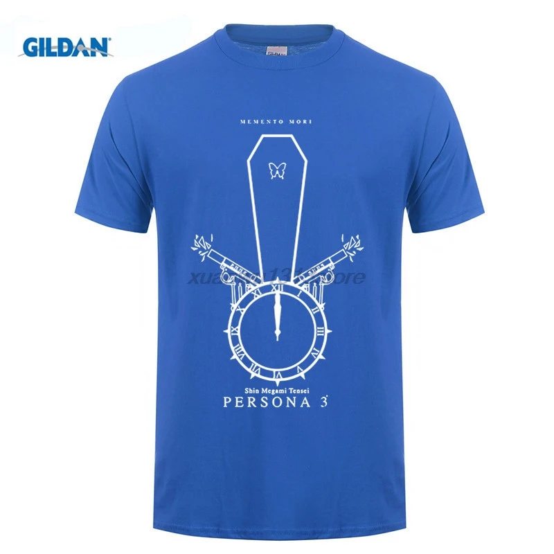 GILDAN Persona 3 Мужская футболка популярная Удобная на заказ для мальчиков с круглым