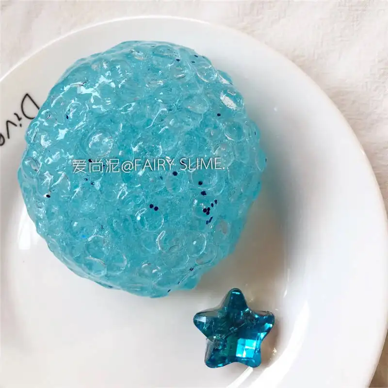 Полимерная глина песок рука десен Playdough пушистый слизи коробка свет