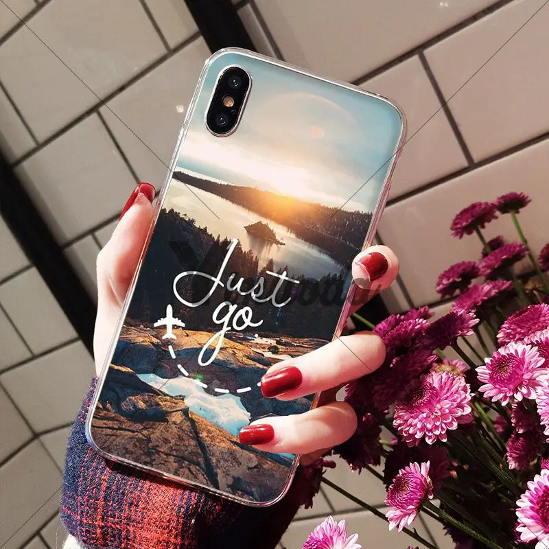 Чехол для телефона Yinuoda Far mountain sea с воздушным шаром и легкой печатью на заказ iPhone 8
