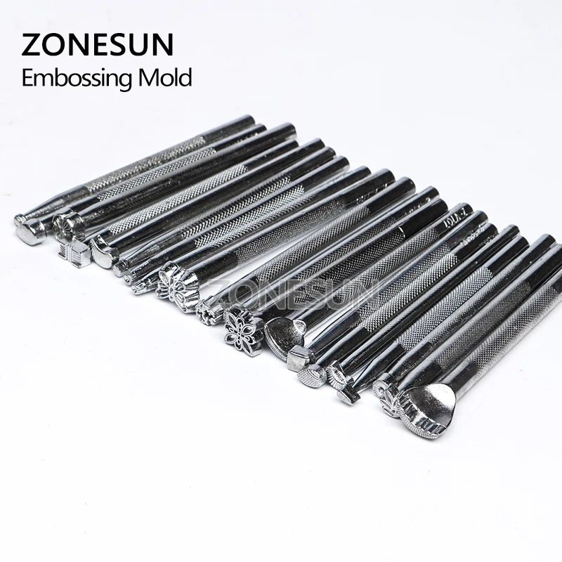 ZONESUN DIY Инструменты для резьбы по коже ручной работы литье под давлением наборы