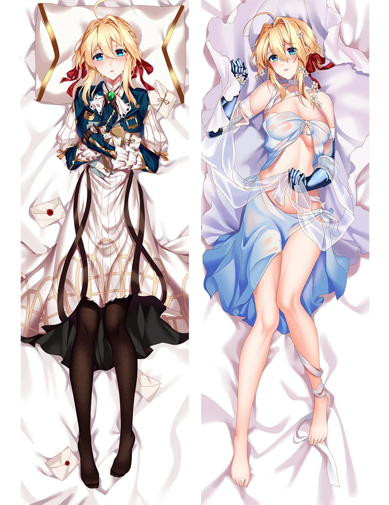 2017 August update японский аниме фиолетовый Evergarden Cattleya Baudelaire Подушка Dakimakura чехол Чехол