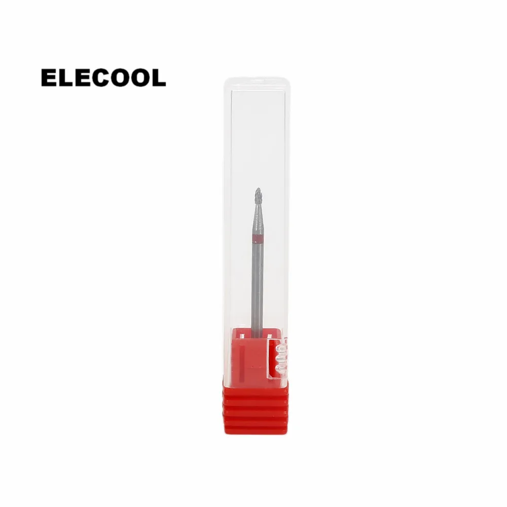 ELECOOL 2 35 мм хвостовик Вольфрамовая стальная фреза для ногтей вращающаяся удаления