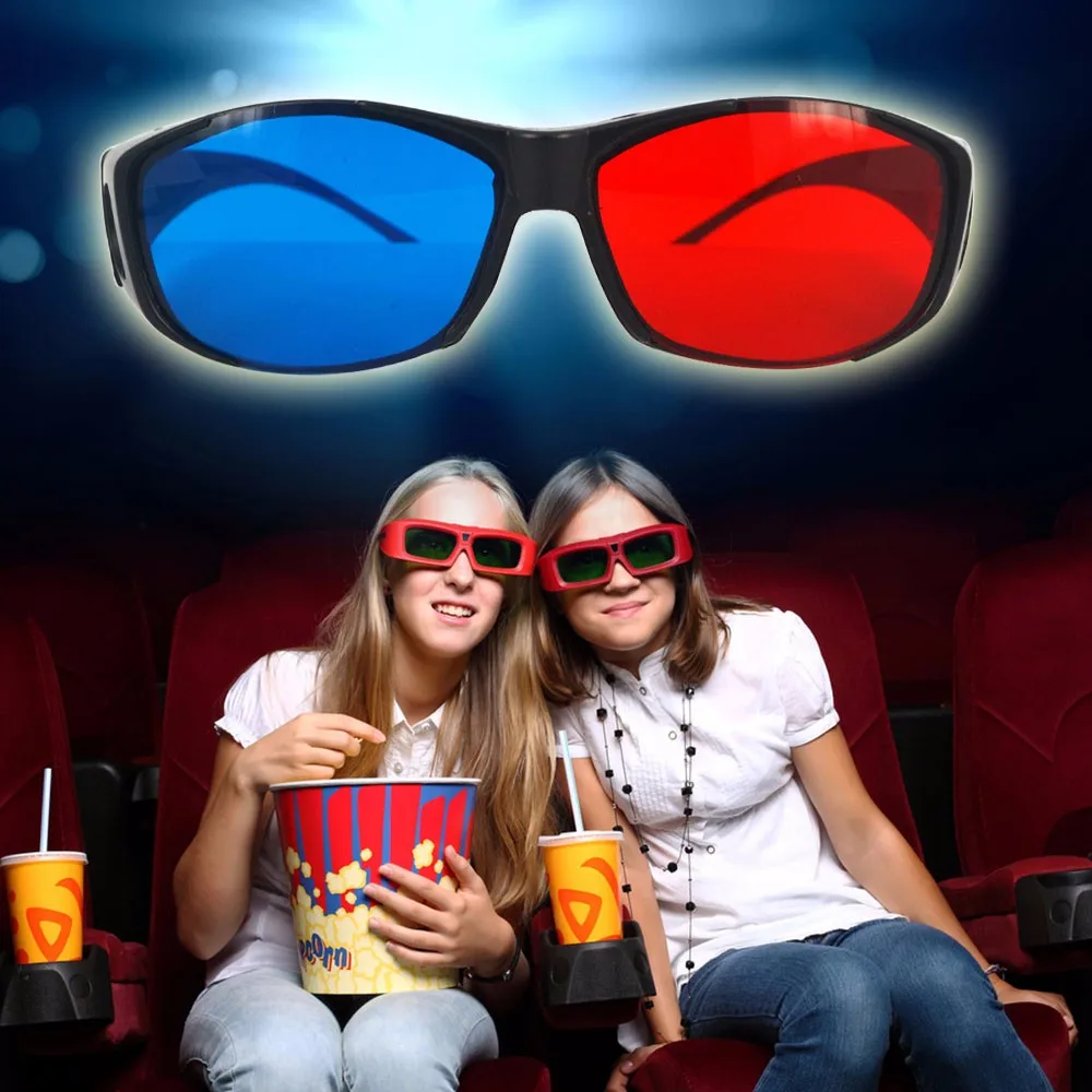 3D очки красный синий для домашнего кинотеатра светодиодный проектор 3d очки для кинотеатра