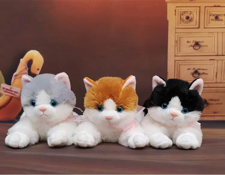 30 см моделирование кошка плюшевая игрушка сопутствующий спящий папа кошка мягкая подушка кукла День рождения Рождественский подарок