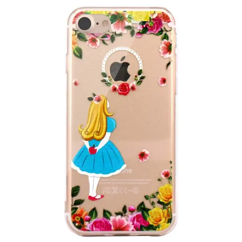 Для Capinha iphone 7 Чехол Милые Животные Динозавр Мягкий силиконовый чехол для iPhone 7 6 6S 8 Plus 5S 5 Se X прозрачный чехол