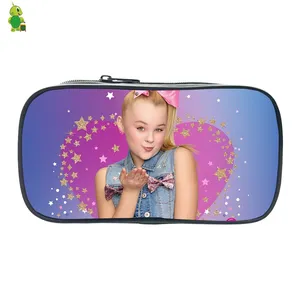 JOJO Siwa Карандаш Чехол для мальчиков и девочек костюм поп-звезды JoJo надпечатками сумки для хранения Косметическая сумка, школьные принадлежности для макияжа сумка