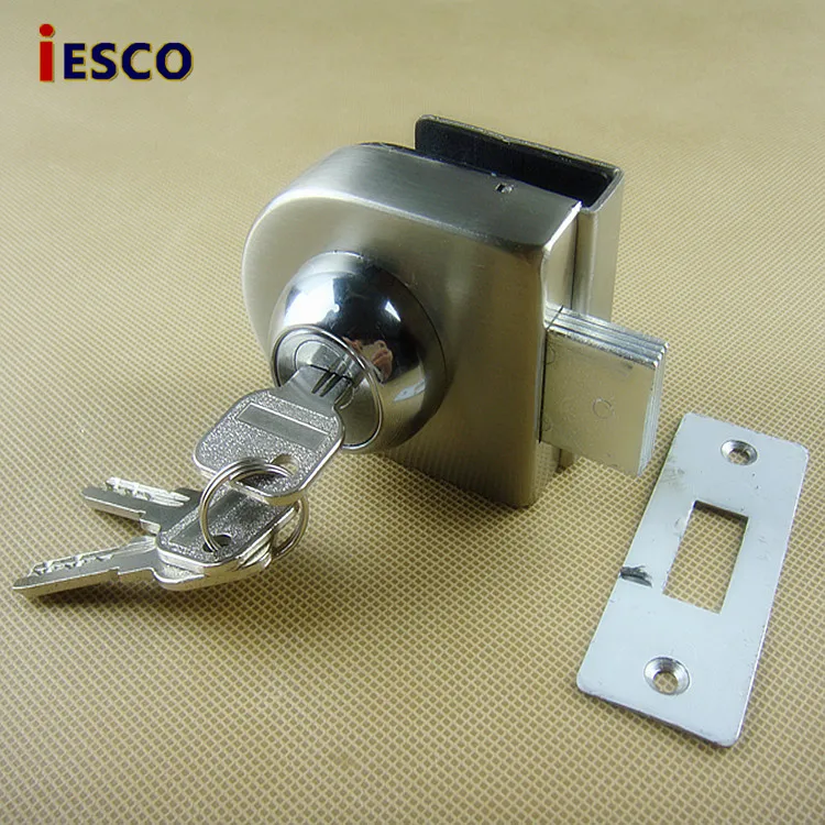 Из нержавеющей стали стеклянная дверь замок двери центральный ригельный