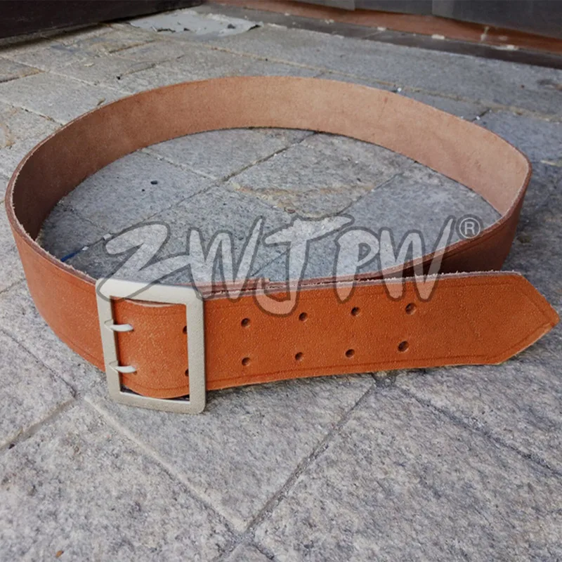 WW2 винтажный черный кожаный ремень оборудование для военного персонала LUGER