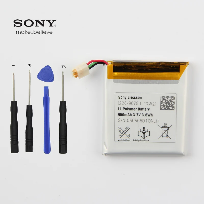 Оригинальный аккумулятор Sony 950 мАч для Ericsson Xperia X10 Mini E10i Pro W580i X10Mini K850i|battery for sony