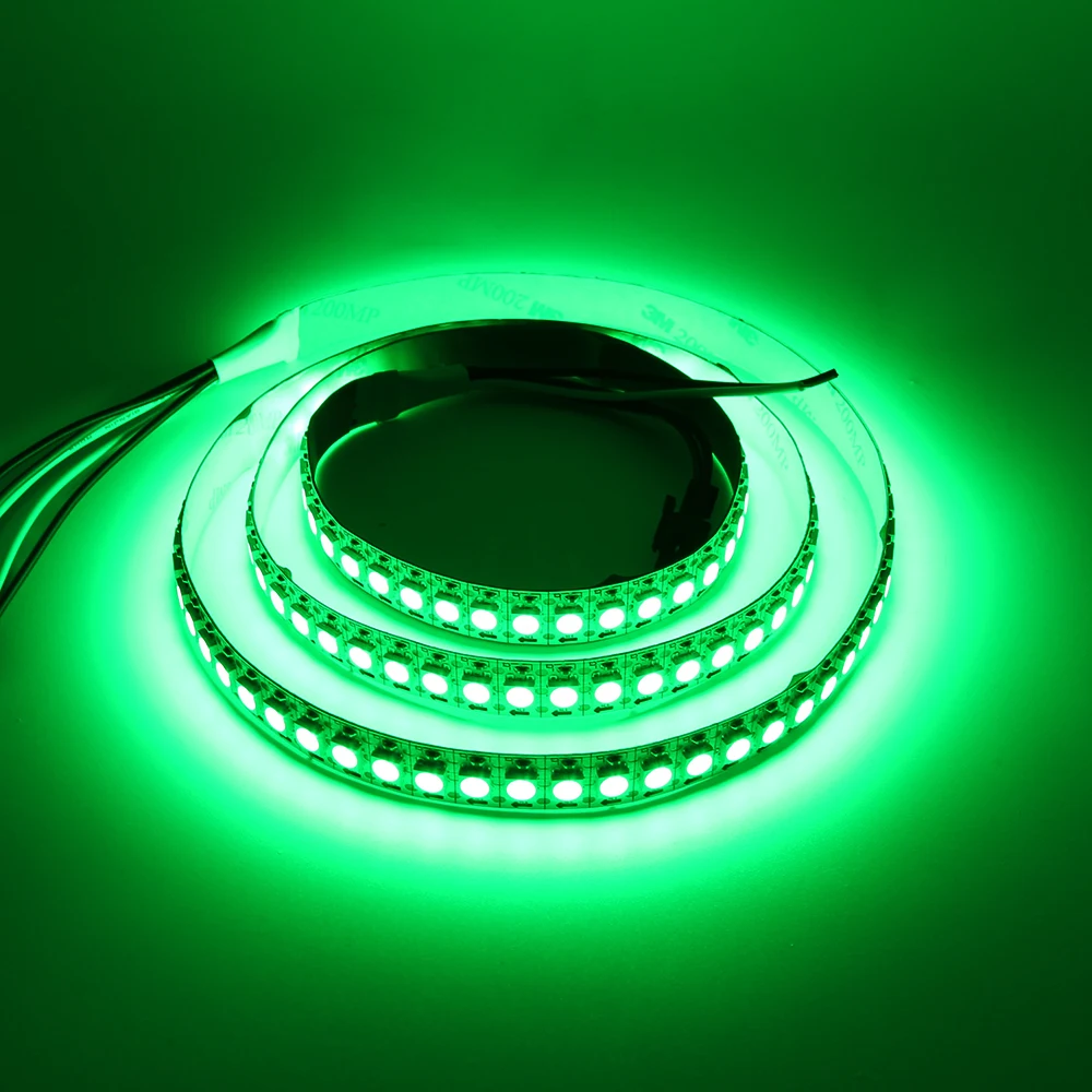 W2812B DC 5V RGB светодиодная Пиксельная полоса светильник щения 2812 IC 144LED s Dream Color