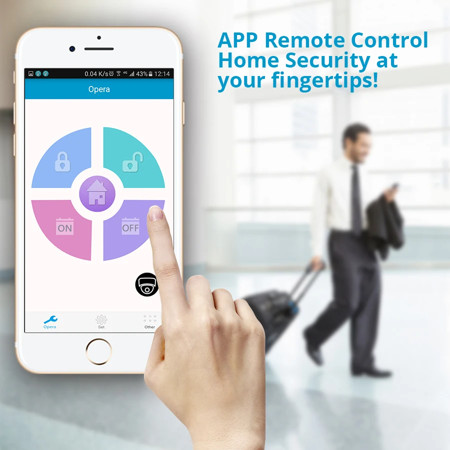 Система сигнализации KERUI W18 TFT цветной экран Wi Fi GSM защита от домашних животных