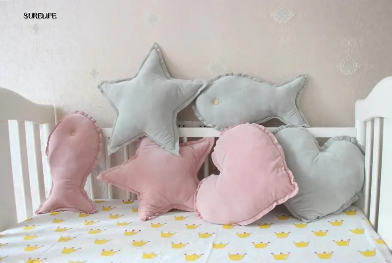 1 шт. декоративная плюшевая подушка в форме рыбы|Подушка| |