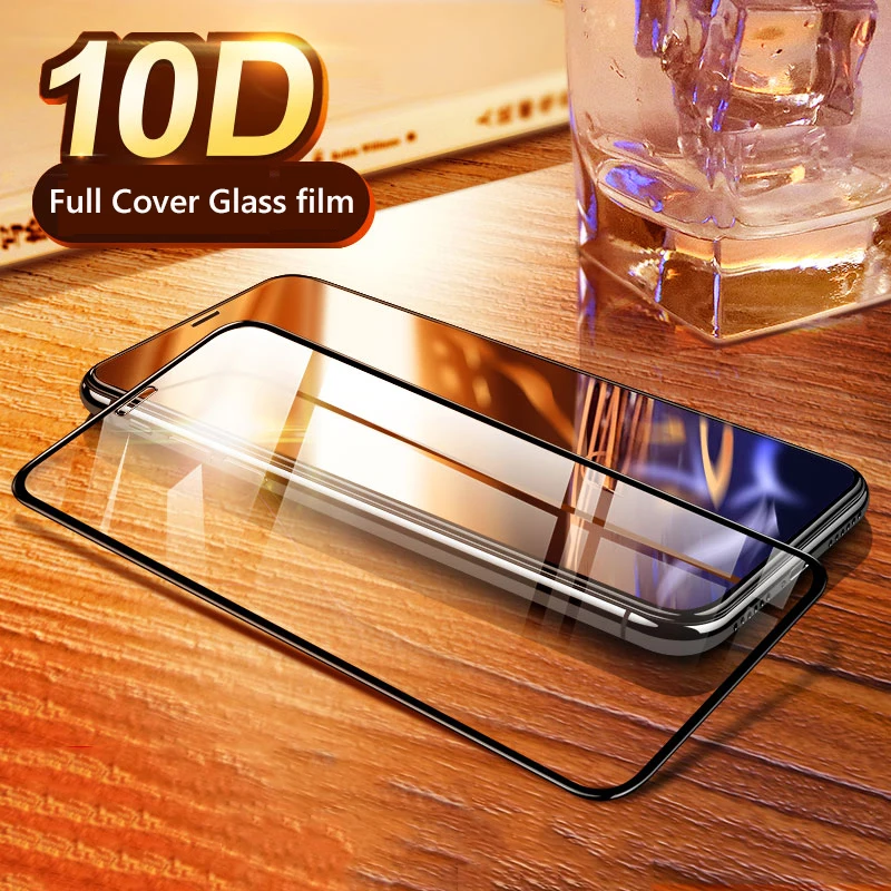 Suntaiho 10D полное покрытие закаленное стекло для iPhone 11 7 8 plus Xs Max Xr 11Pro Защитное экрана