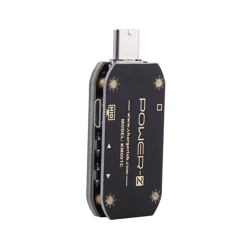 Мощность-Z USB PD тестер быстрого Зарядное устройство Напряжение ток пульсации двойной Тип-C QC2.0/3,0 KM001 KM001C метр Индикатор портативного зарядного устройства
