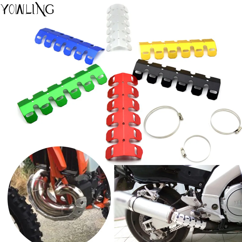 2017 Новый мотоциклетный глушитель выхлопной трубы протектор тепловой экран