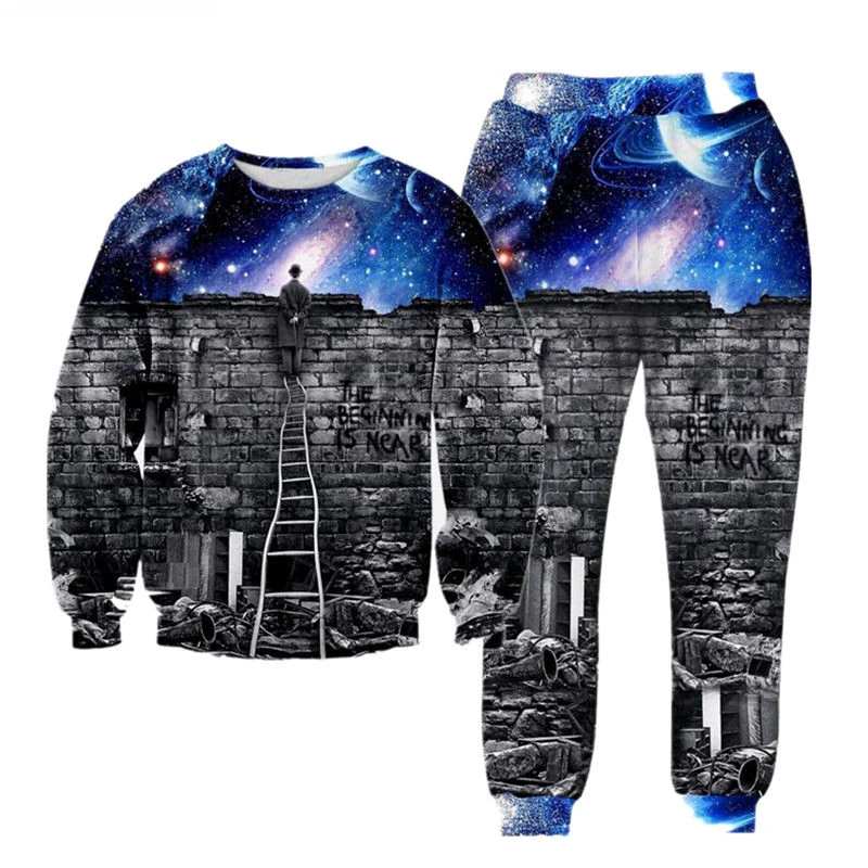 Модная толстовка с изображением тигра Галактики спортивный костюм для бега 3d