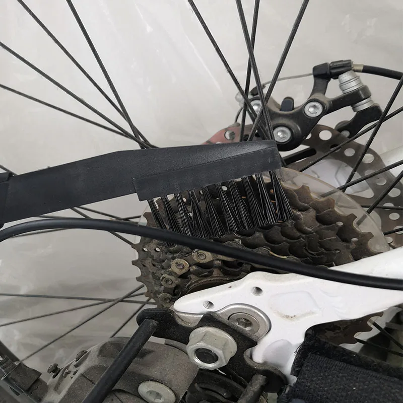 2 шт. велосипедная щетка для чистки цепи набор для чистки MTB велосипеда Очиститель скруббер инструмент инструменты для ремонта велосипеда Горячая велосипедная щетка для чистки цепи