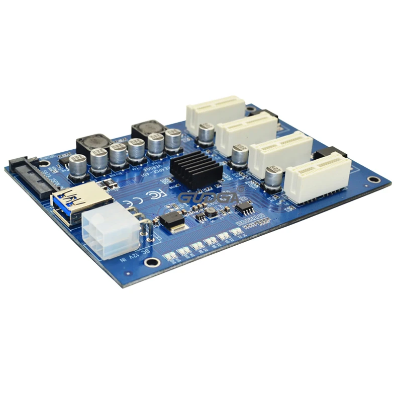 Плата расширения M.2 NGFF PCI-E PCI Express Райзер-адаптер 4 слота усилитель порта PCIe для