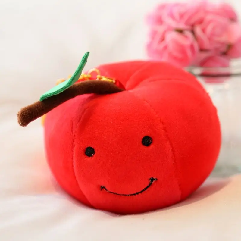 Мини фруктов куклы плюшевая игрушка-овощ яблоко банан клубника перец Оранжевый