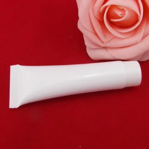 15ml white Squeeze tube empty hose aftershave cosmetic butter black screw cap | Красота и здоровье