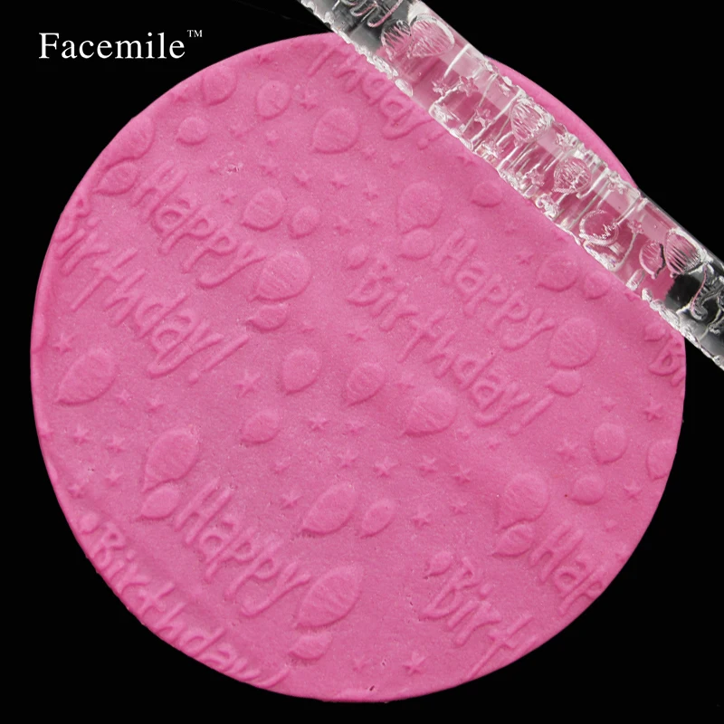 Facemile выпечки Кондитерские инструменты Fondant акрил скалка для теста торт украшение