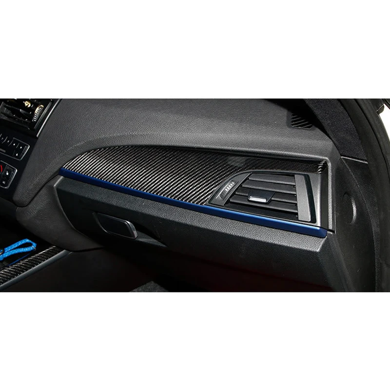 100% углеродное волокно Co pilot Control Dec Cover Trim для BMW 1 Series F20 118i 120i 12 16 & 2 F22 F23 2014 2017|cover for
